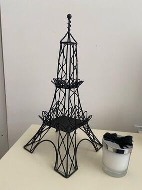 Black Eiffel Tower Wire Decorative Accent